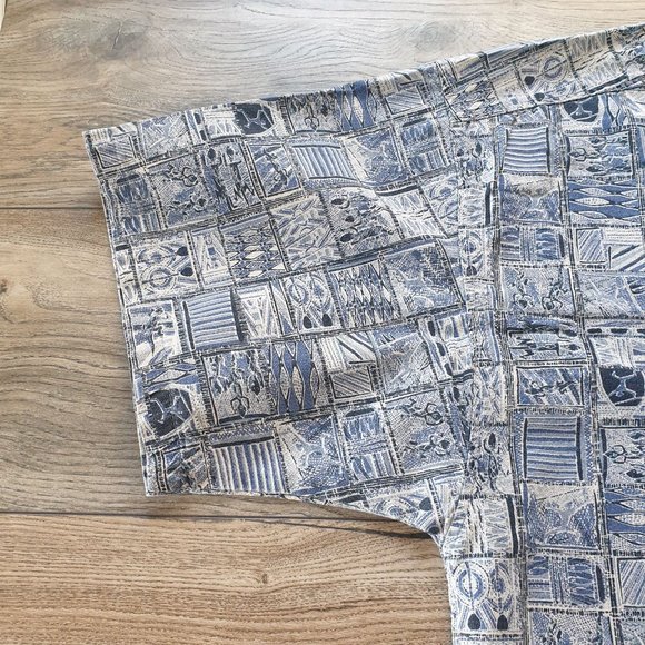 Maxx FM Mens L Short Sleeve Shirt Hawaiian Vacation Beach Pool Relax - Picture 4 of 10